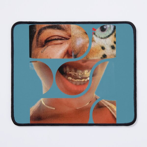 Item preview, Fragmented Grin: A Surreal Portrait Collage designed and sold by MonsoonartsbyM.