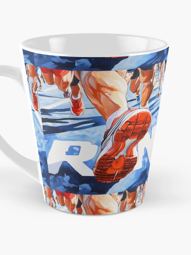 Thumbnail 3 of 4, Coffee Mug, RUN RUN RUN MORE : RUNNER JOG Unlock    designed and sold by Zen Candy 3000 Travis Nicholas Zariwny.