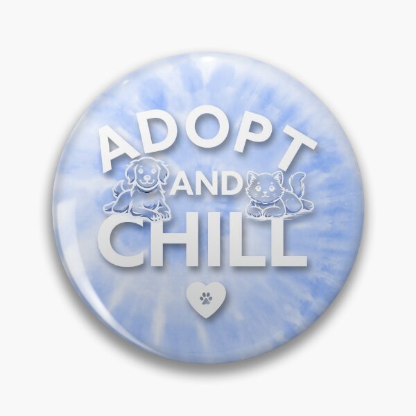 Item preview, Adopt and Chill Blue Pastel Tie Dye designed and sold by TammySwarek.