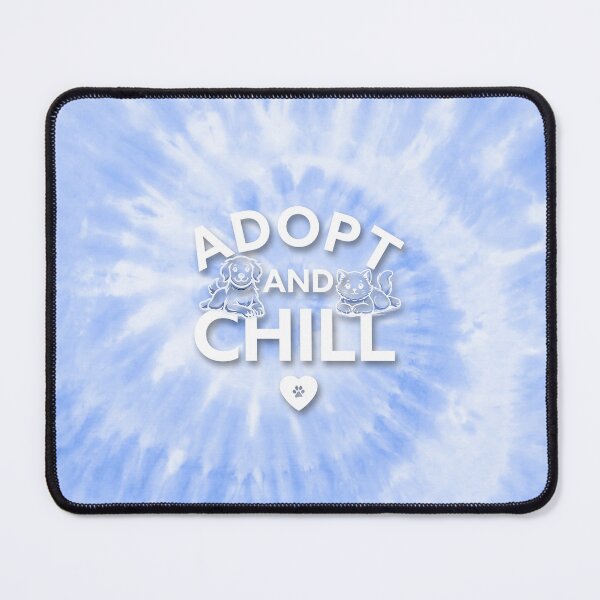 Item preview, Adopt and Chill Blue Pastel Tie Dye designed and sold by TammySwarek.