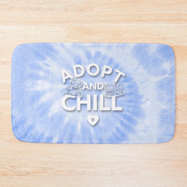 Item preview, Adopt and Chill Blue Pastel Tie Dye designed and sold by TammySwarek.