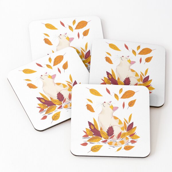 Item preview, Fall Cat Autumn Foliage designed and sold by Wild-Co.
