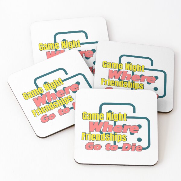 Item preview, "Game Night: Where Friendships Go to Die" designed and sold by LettsMerchntees.
