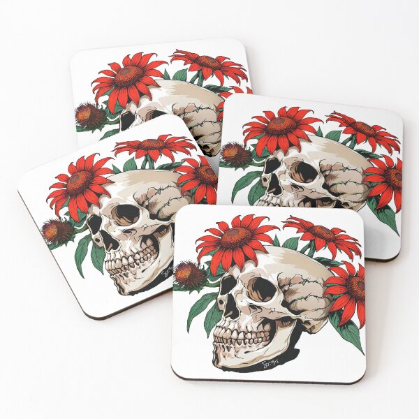 Item preview, Echinacea Skull (2024) designed and sold by Kootenay Eric.