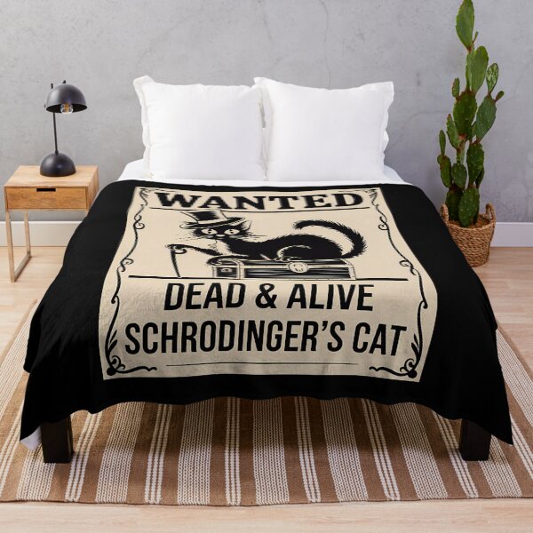 Item preview, Schrodinger's Cat Wanted designed and sold by BayBoutique.