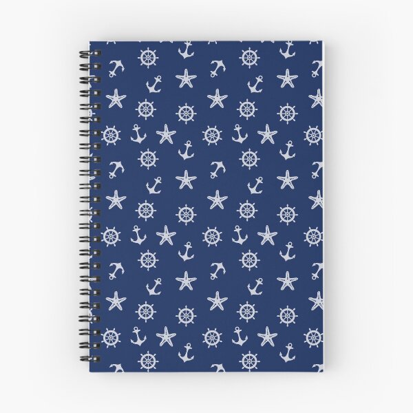 Item preview, Navy Blue Nautical Anchor Pattern designed and sold by newburyboutique.
