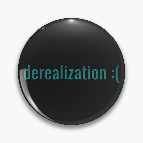 Item preview, Derealization Teal Text designed and sold by MusicArtAndGrind.