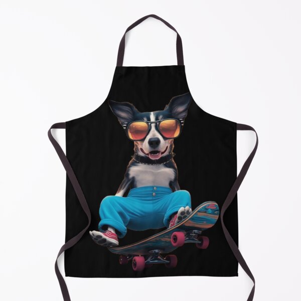 Item preview, Crazy dog on a skateboard designed and sold by MargoMalej.