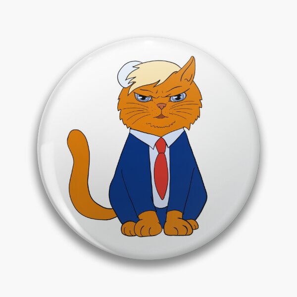 Item preview, Donald Trump as a Orange Cat with a bandaged ear designed and sold by Asiyat.