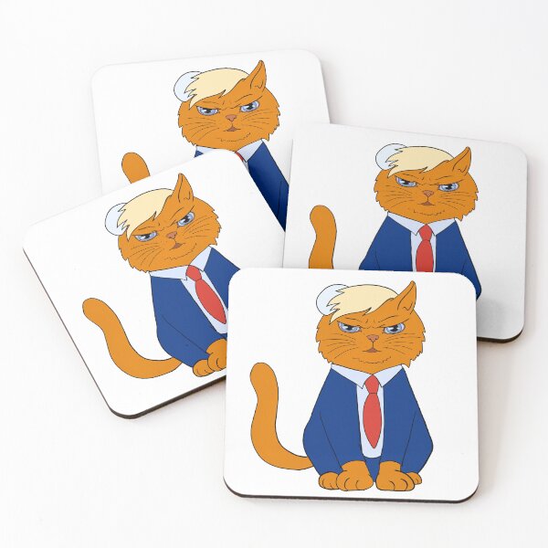 Item preview, Donald Trump as a Orange Cat with a bandaged ear designed and sold by Asiyat.