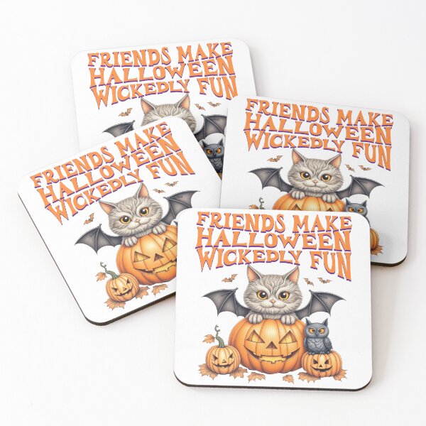 Item preview, Friends Make Halloween Wickedly Fun designed and sold by NuttySqueaky.