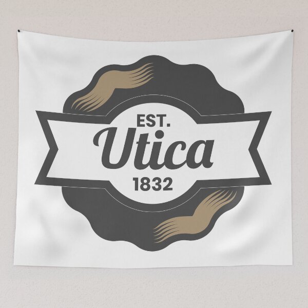Item preview, Utica Est 1832, Utica New York, home of the chicken riggies and tomato pie. Show your Utica pride. designed and sold by techdave.