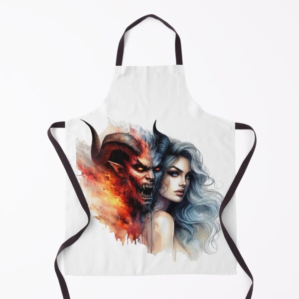Item preview, “The angel and the devil: a two-faced woman” designed and sold by CHRIST5000.