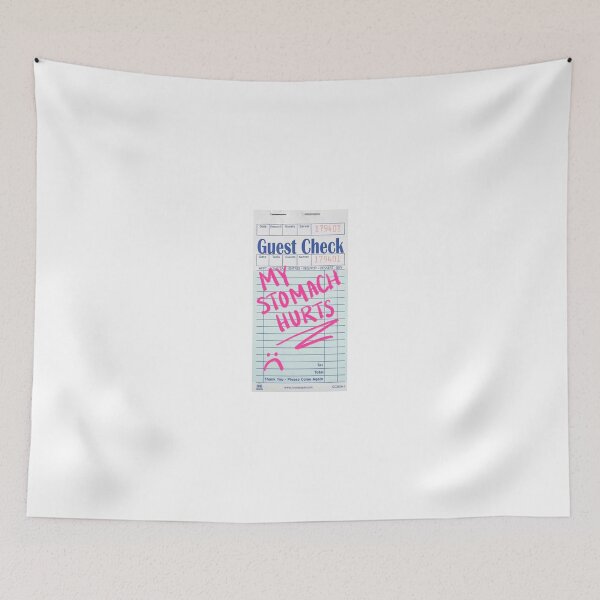 Item preview, my stomach hurts - guest check designed and sold by dearestbrenda.
