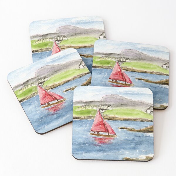 Item preview, Trearddur Bay Myth Sailing Boat, Ynys Mon Anglesey, North Wales designed and sold by LymphomaLass.