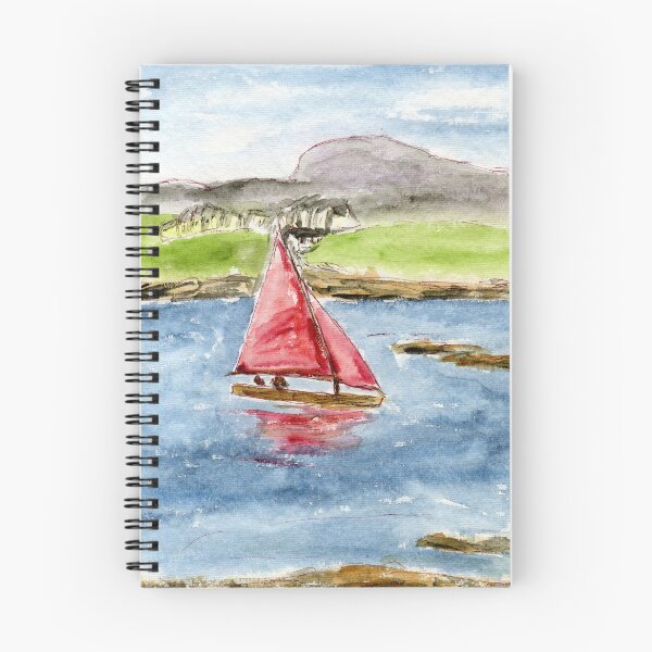 Item preview, Trearddur Bay Myth Sailing Boat, Ynys Mon Anglesey, North Wales designed and sold by LymphomaLass.
