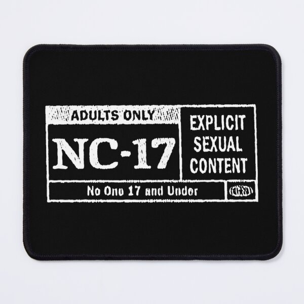 Item preview, NC-17 Warning Label designed and sold by Cuttintees.