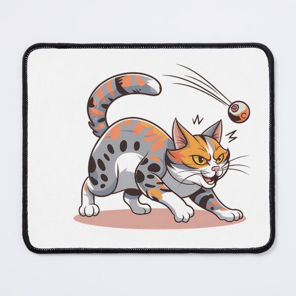 Artikelvorschau, Hinterhältige Katze schlägt nach Spielzeug entworfen und verkauft von EclipseArtworks.