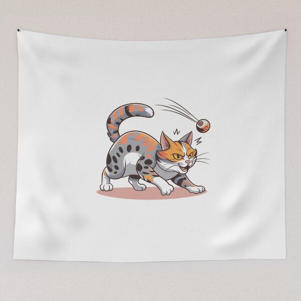 Item preview, Sneaky Cat Swatting at Toy designed and sold by EclipseArtworks.