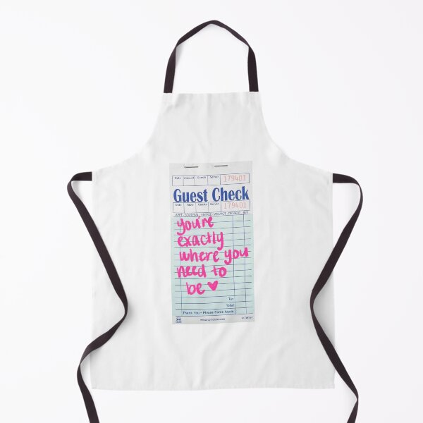Item preview, you're exactly where you need to be - guest check designed and sold by dearestbrenda.