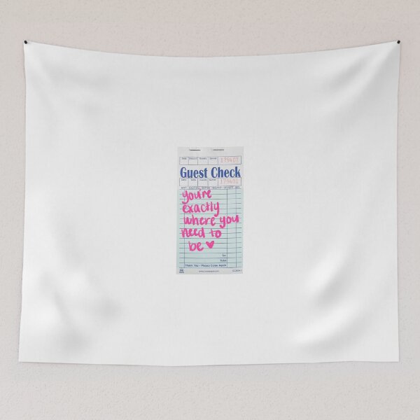 Item preview, you're exactly where you need to be - guest check designed and sold by dearestbrenda.