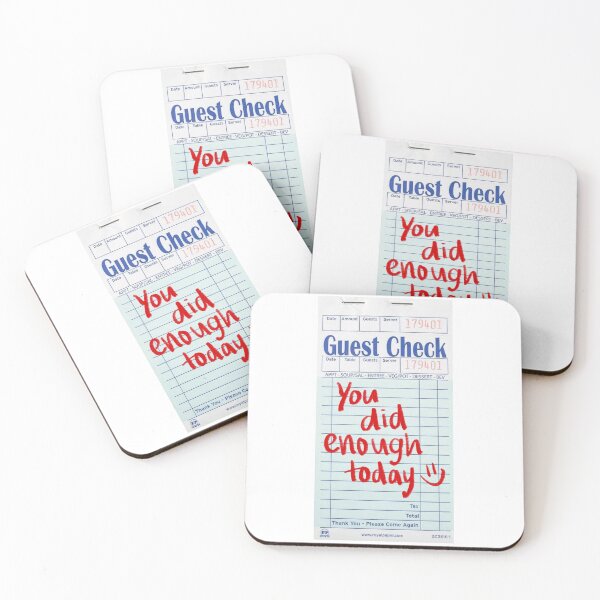 Item preview, you did enough today - guest check designed and sold by dearestbrenda.