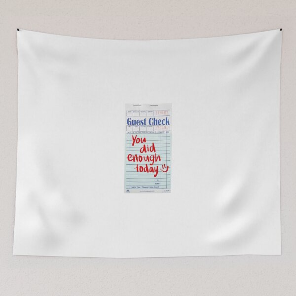 Item preview, you did enough today - guest check designed and sold by dearestbrenda.