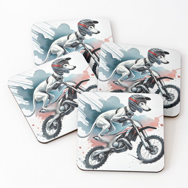 Item preview, Galgo motocross designed and sold by GalgoArt.