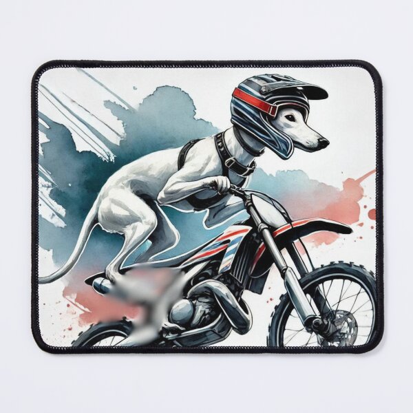 Item preview, Galgo motocross designed and sold by GalgoArt.