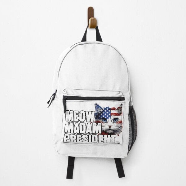 Item preview, Meow Madam President Kamal Harris US Election Campaign 2024 designed and sold by Winarrts.