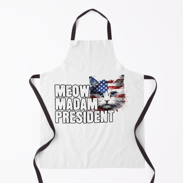 Item preview, Meow Madam President Kamal Harris US Election Campaign 2024 designed and sold by Winarrts.