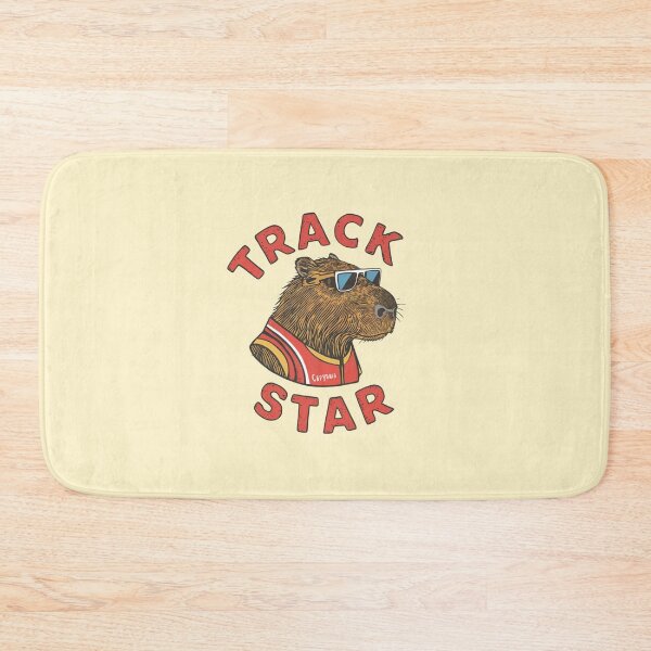 Item preview, Original Design Track Star, Capybara, Runner, Athlete designed and sold by SixElements.