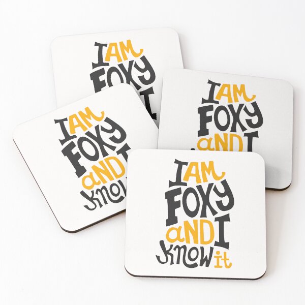 Item preview, I Am Foxy; designed and sold by StickerApe.