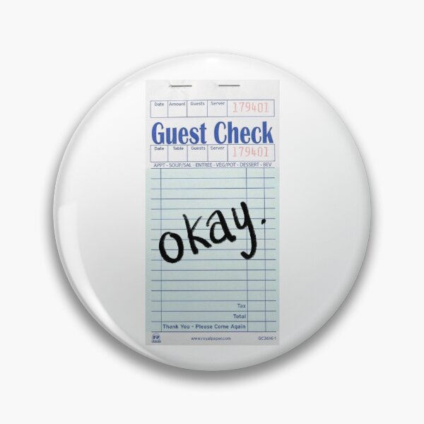 Item preview, okay - guest check designed and sold by dearestbrenda.