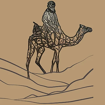 Artwork thumbnail, Bedouin Camel Rider by MaKrew