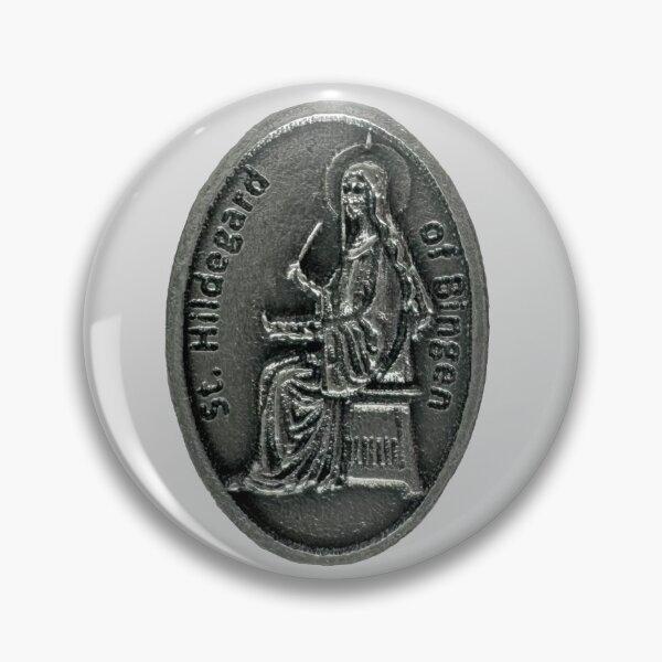 Item preview, Saint Hildegard of Bingen Medal Charm  designed and sold by softbluehum.