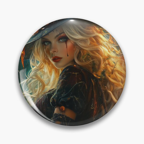 Item preview, beautiful blonde halloween witch designed and sold by daila70.