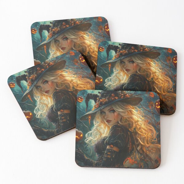 Item preview, beautiful blonde halloween witch designed and sold by daila70.