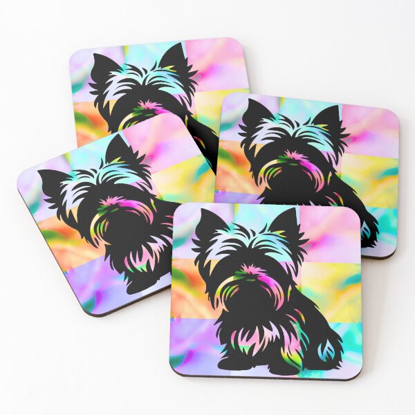 Artikelvorschau, Yorkshire Terrier Welpen Pop-Art entworfen und verkauft von Fredster1966.