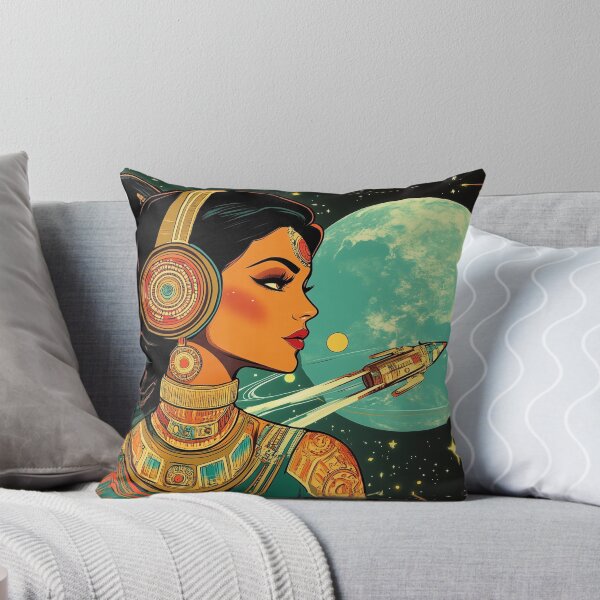 Item preview, Indian Space Guardian Heroine Watching the stars designed and sold by BeatnikBuddha.