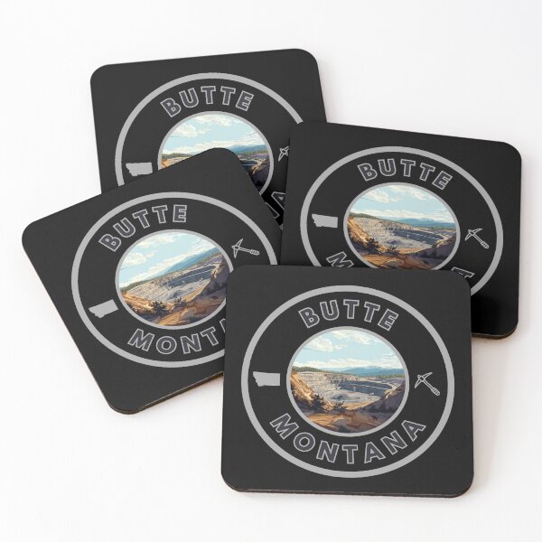 Item preview, Butte Montana Mining Pit  designed and sold by MojaveTradePost.
