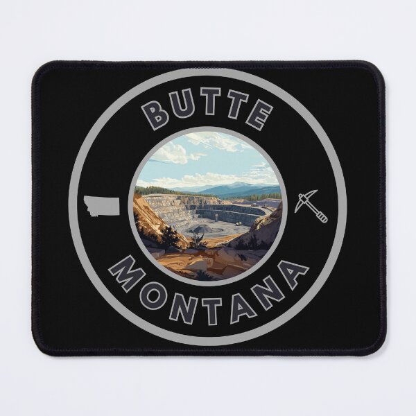 Item preview, Butte Montana Mining Pit  designed and sold by MojaveTradePost.