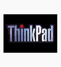 Thinkpad Logo Realistic Photographic Print