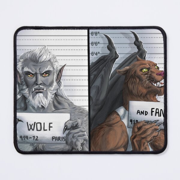 Item preview, Mugshot: Wolf and Fang designed and sold by Furiarossa.