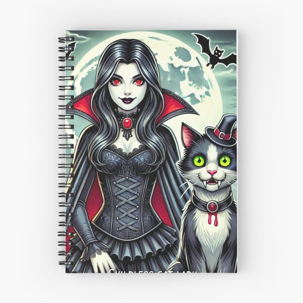 Item preview, Childless Cat Lady Vampire designed and sold by MySheetMusicArt.