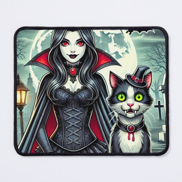 Item preview, Childless Cat Lady Vampire designed and sold by MySheetMusicArt.