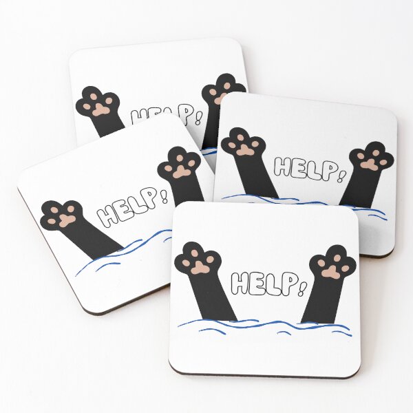 Item preview,  Black street cat needs help from a human - lovely simple t-shirt design for sos cats designed and sold by puurfectcat.