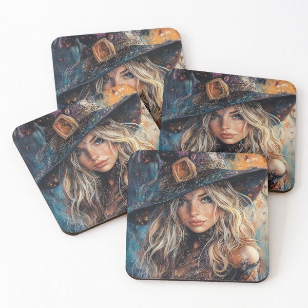 Item preview, Halloween beautiful blonde witch designed and sold by daila70.