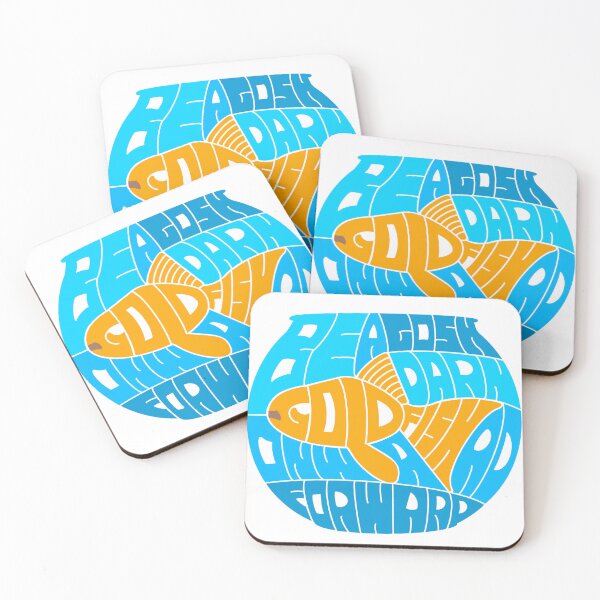 Item preview, Be A Gosh-Darn Goldfish calligram designed and sold by Strongleton.