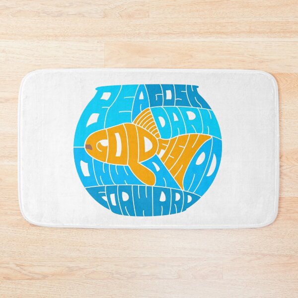 Item preview, Be A Gosh-Darn Goldfish calligram designed and sold by Strongleton.